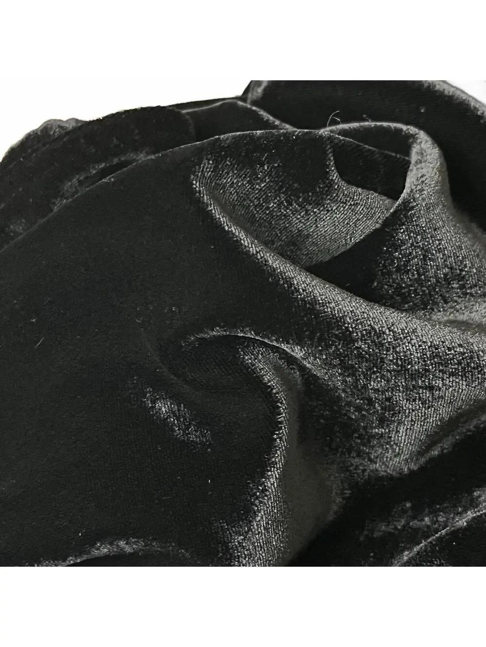 Banana Republic Black Velvet Tunic Blouse XXL Goth Whimsy Dark Coquette